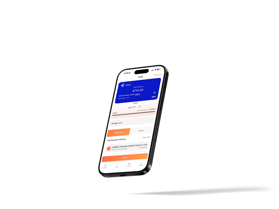 Cause Wallet on a mobile phone
